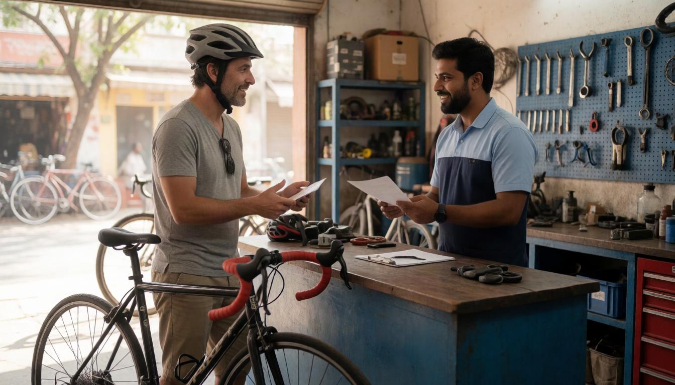 Family bike servicing